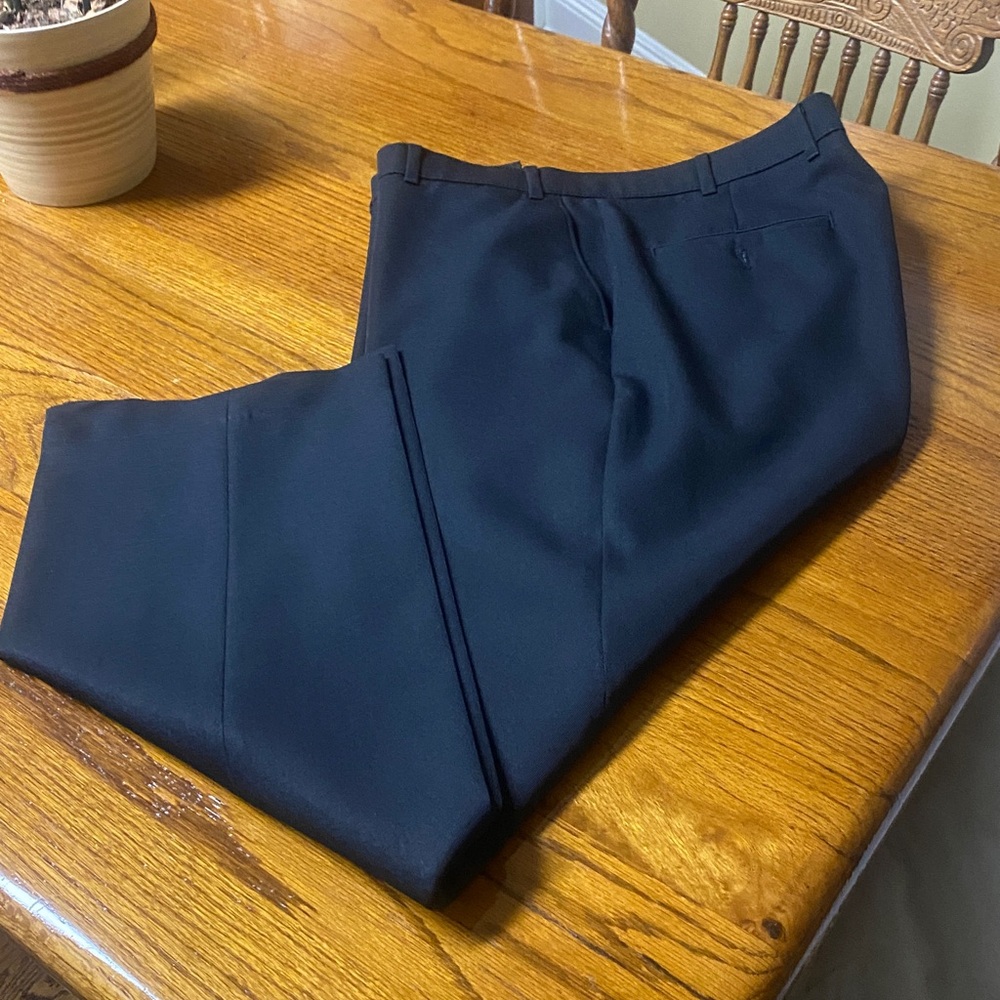 Black Trousers flat front